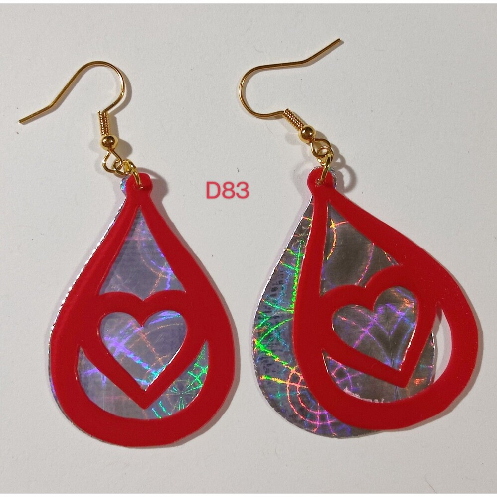 Heart Dangle Earrings